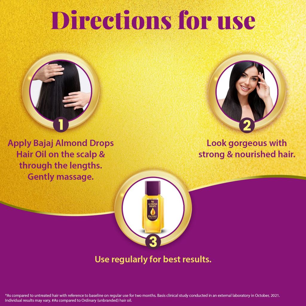 Buy BAJAJ ALMOND DROPS HAIR OIL 100ML at INR 70 online from SM ...