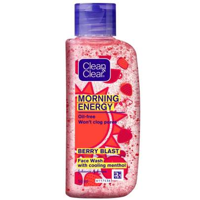 CLEAN & CLEAR MORNING ENERGY BERRY BLAST FACE WASH 50ML