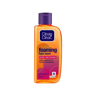 CLEAN & CLEAR FOAMING FACE WASH 50ML