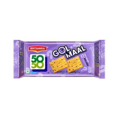 BRITANNIA  50 - 50 GOL MAAL COOKIES 76GM 