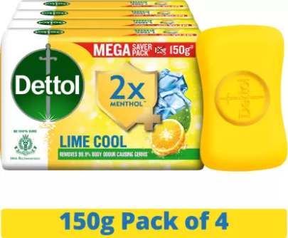 Dettol lime cool (40gm *4 )