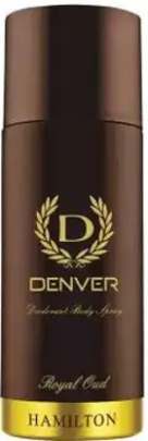 DENVER DEODORANT BODY SPRAY  Royal oud 150ML 