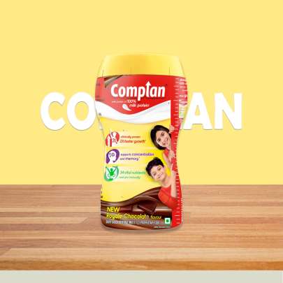 Complan Royale Chocolate Nutritious Health Drink - Vitamin C & A Supports Kids Immune, Clinically Proven For 2X Faster Growth Formula, 500 g Jar