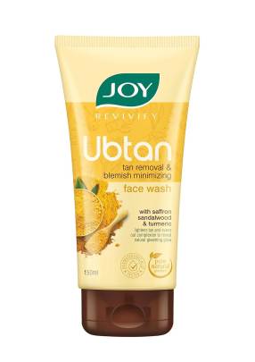 joy revivify ubtan tan removal and blemish minimizing face wash 100ml