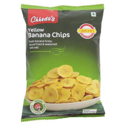 chheda's yellow banana chips 150gm 