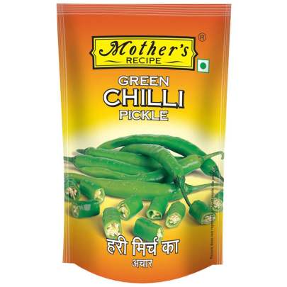 Mother's green chilli pickle 200gm 