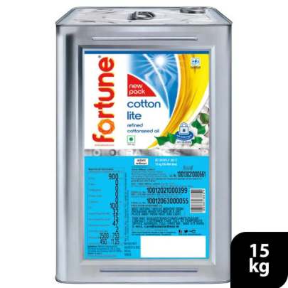 Fortune cotton lite 15 ltr refined cottenseed oil 