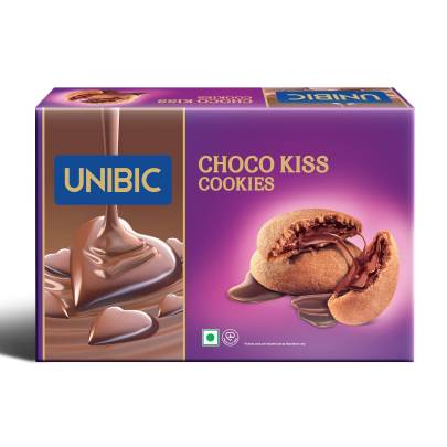 UNIBIC CHOCO KISS COOKIES 250GM 
