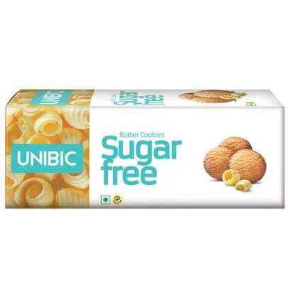 UNIBIC BUTTER COOKIES SUGAR FREE 75GM 