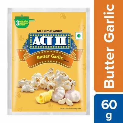 ACT II IPC BUTTER GARLIC POPCORN 60G