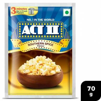 ACT II SOUTHERN SPICE POPCORN 70G