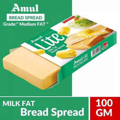AMUL LITE MILK FAT SPREAD 150X100 G