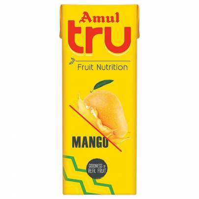 AMUL TRU FRUIT MANGO 180ML