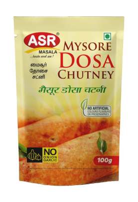 ASR Masala Instant Mysore Dosa Chutney 90gm Pack of 4