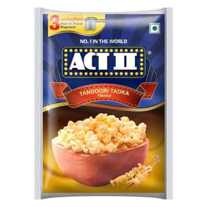 Act ? Instant Popcorn Tandoori Tadka Flavour, 70g