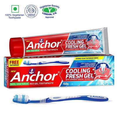 Anchor Cooling Fresh Gel Red Gel Toothpaste - 150g Pack