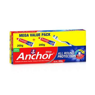 Anchor Tooth Paste Mega value Pack 400gm                   