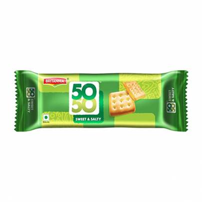 BRITANNIA 50-50 SWEET AND SALTY BISCUIT MRP 10