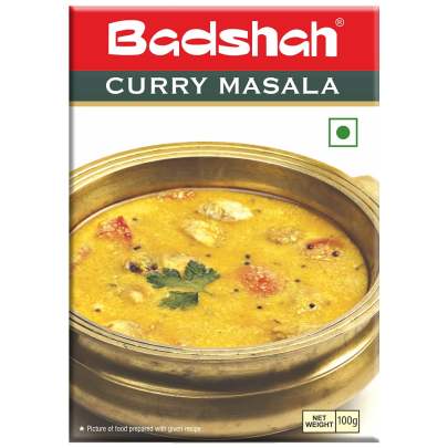 Badshah Curry Masala Powder | Blended Spice Mix | for Healthy Delicious & Flavorful Cooking | Easy to Cook | Hygienically Packed | No Preservatives | 