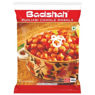 Badshah Punjabi Chhole Masala Powder | Blended Spice Mix | For Healthy Delicious & Flavourful Cooking | Easy to Cook | Hygienically Packed | No Preser