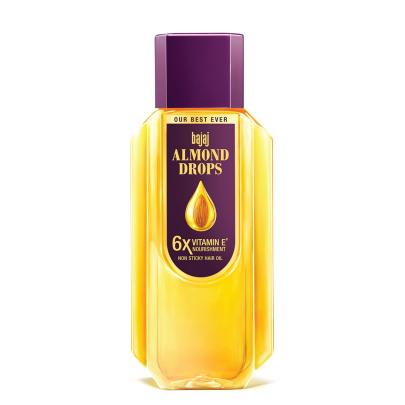 Bajaj Bajaj Almond Drops Non-Sticky Hair Oil - For Healthy & Beautiful Hair, With 6X Vitamin E Nourishment, 190 ml