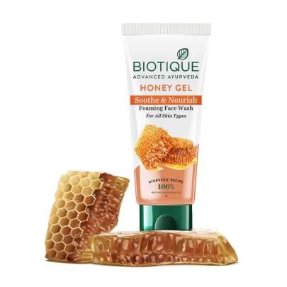 Biotique Honey Gel Soothe & Nourish Foaming Face wash, 100ml
