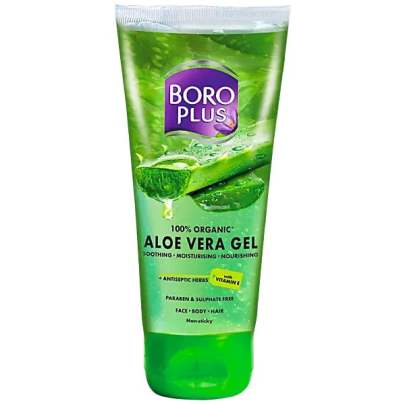 Boroplus Aloe Vera Gel With Vitamin E - Provides Glowing Skin, 60 ml