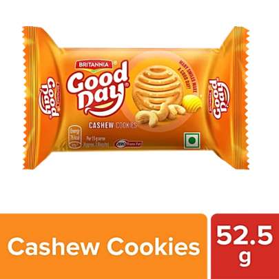 Britannia - Good Day Cashew Cookies Biscuits , 52.5 gm