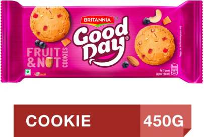 Britannia -  Good Day  Frits and Nut cookies , 450gm 