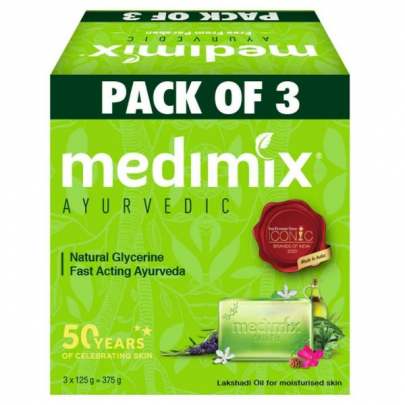 CHOLAYIL MEDIMIX GL YCERINE SOAP 3+1 MRP 120