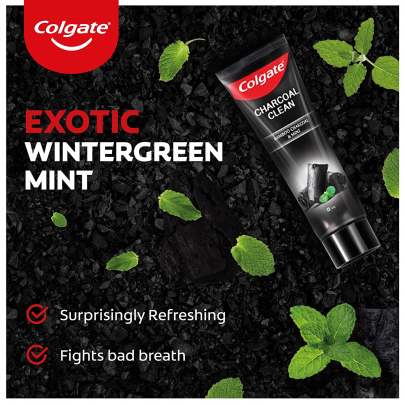 COLGATE CHARCOAL CLEAN TOOTHPASTE 120GM