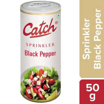 Catch Black Pepper Sprinkler - Adds Flavour & Aroma, 50 g can