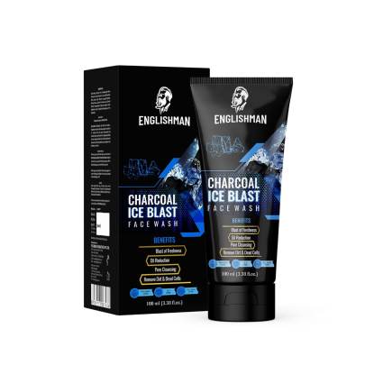 Charcoal Ice Blast Face Wash | Paraben Free | SLS Free | Blast of Freshness | Oil Reduction | Pore Cleansing | Remove Dirt & Dead Cells | All Skin Typ