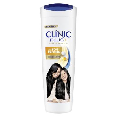 Clinic Plus Strength & Shine, Shampoo, 355ml, with Egg Protein, All Hair Types, for Women & Men