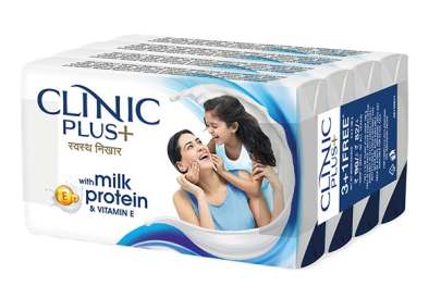 Clinic plus with Milk protien and vitamin E  soap (4 x 100gm)