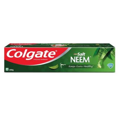 Colgate Active Salt Neem Toothpaste, Germ Fighting Toothpaste for Healthy, Tight Gums, 200g