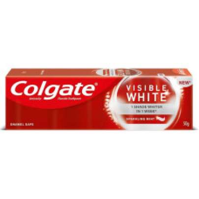 Colgate Toothpaste Toothpst Visible White Mint 50G
