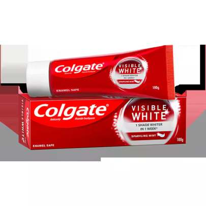 Colgate Toothpaste Toothpst Visible White Mint 50G