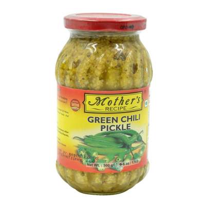 DESAI FOODS MOTHER S GREEN CHILLI PICKLE MRP 125