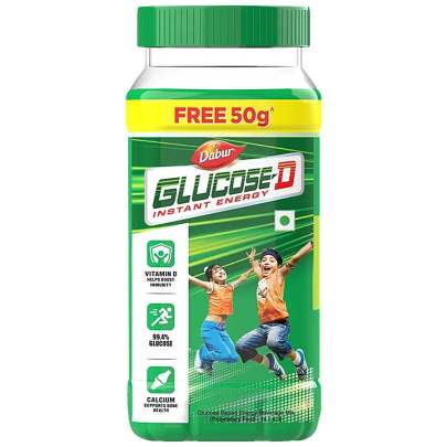 Dabur Glucose-D Instant Glucose, 200 g (Get 50 g Free)