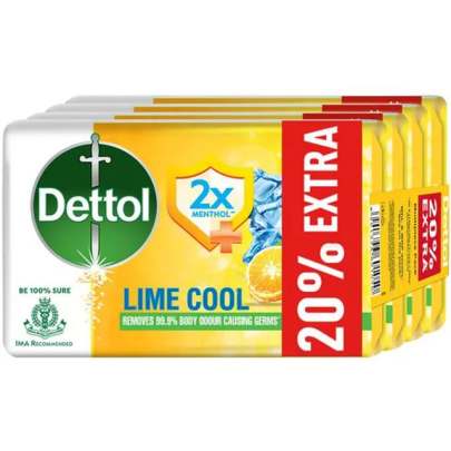 Dettol Lime Cool Bathing Soap 125 g pack of 3
