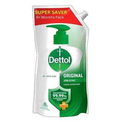 Dettol-Original germ defence Liquid Hand wash  Super saver 6+ Months pack 650ml