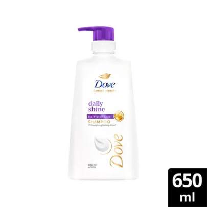 Dove damage therapy daily shine bio protien  shampoo 72 hr long lasting shine 650ml 