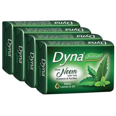 Dyna Soap Naturals - Neem & Tulsi 100gmx4 nos Pack