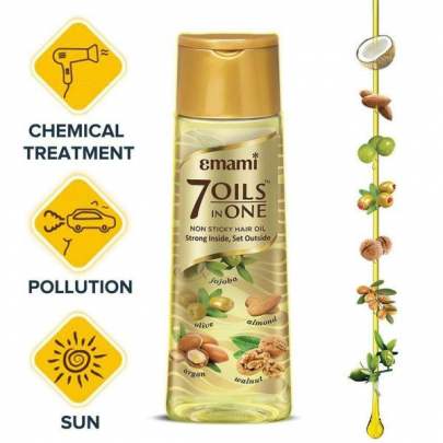 EMAMI 7 OILS IN ONE NON STICKY HAIR OI 100ML