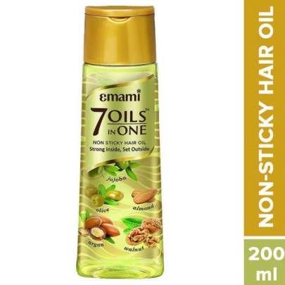 EMAMI 7OILS IN ONE NON STICKY HAIR OIL 200ML