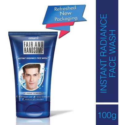 EMAMI FAIR AND HANDSOME INSTANT RADIANCE FACE WASH 100GM