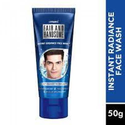 EMAMI FAIR AND HANDSOME INSTANT RADIANCE FACE WASH 50GM