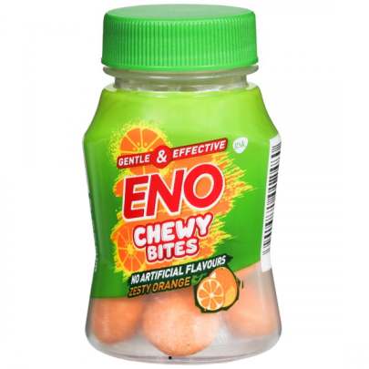 Eno Chewy Bites Zesty Orange Jar 10 Tablets