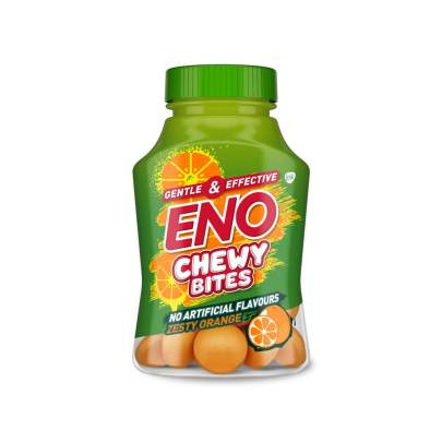 Eno Chewy Bites Zesty Orange Jar 10 Tablets